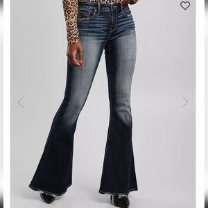 Buckle Black Tokyo Fit No. 53 Mid-rise Super Flare Jeans 23x32